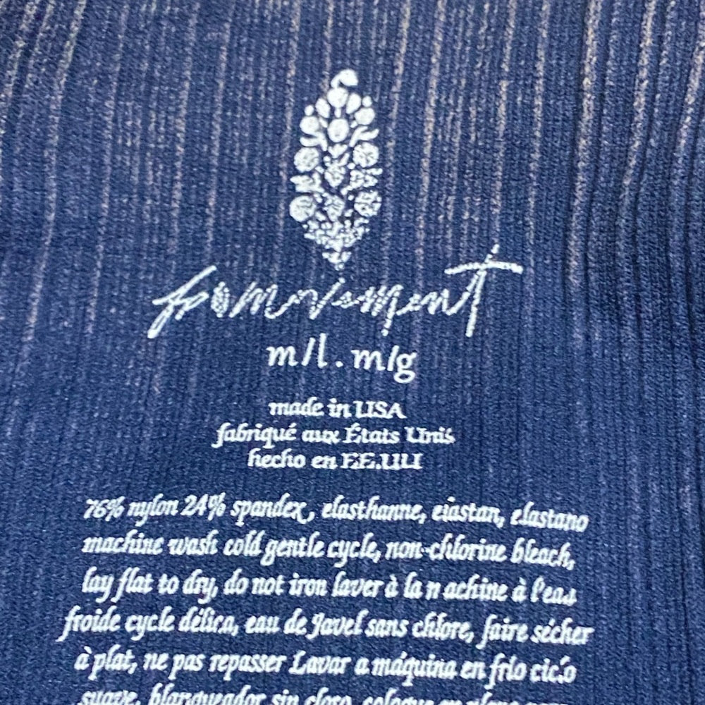New Free People movement high rise good karma leggings M/L - Picture 4 of 4